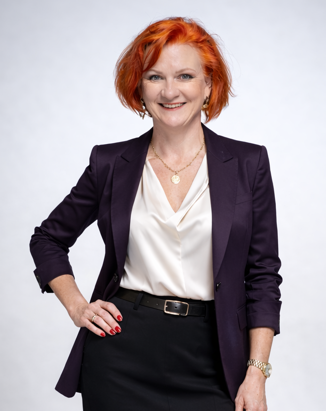 professional woman in a blazor